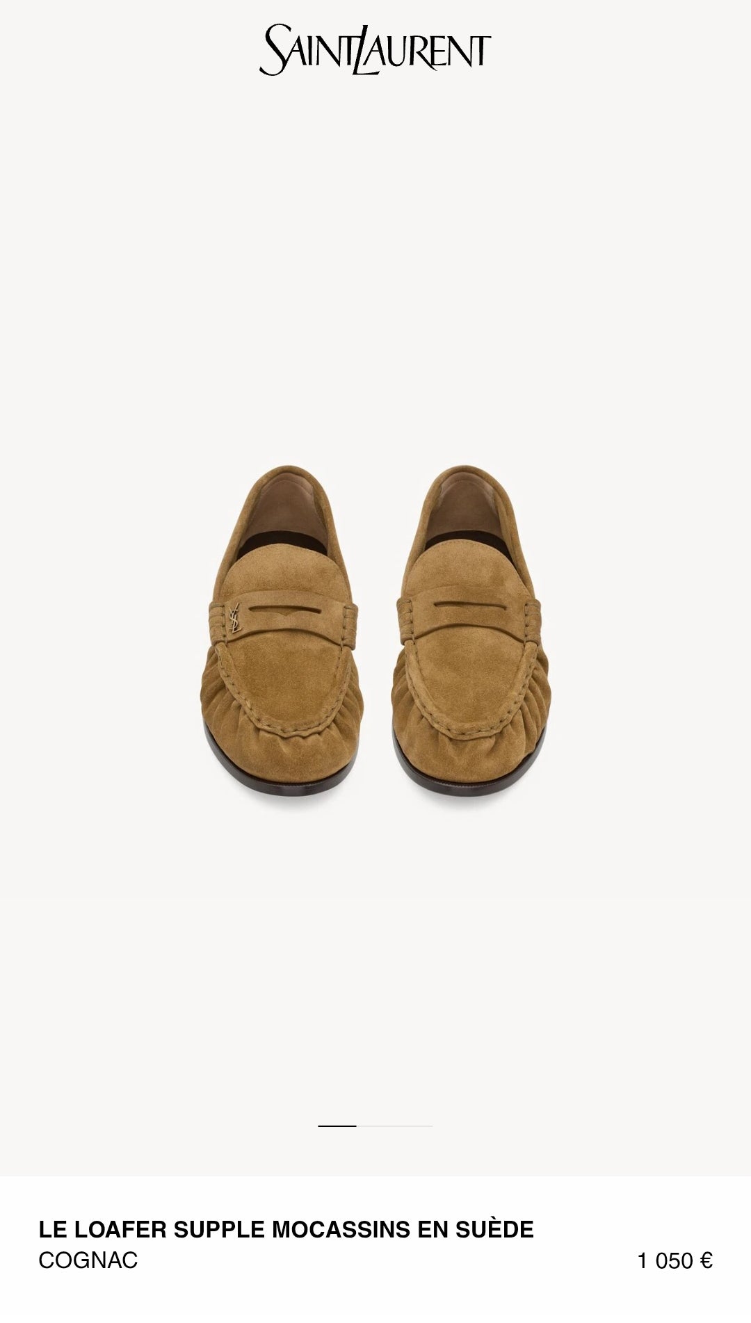 MOCASSINS EN CROÛTE DE CUIR SOUPLE