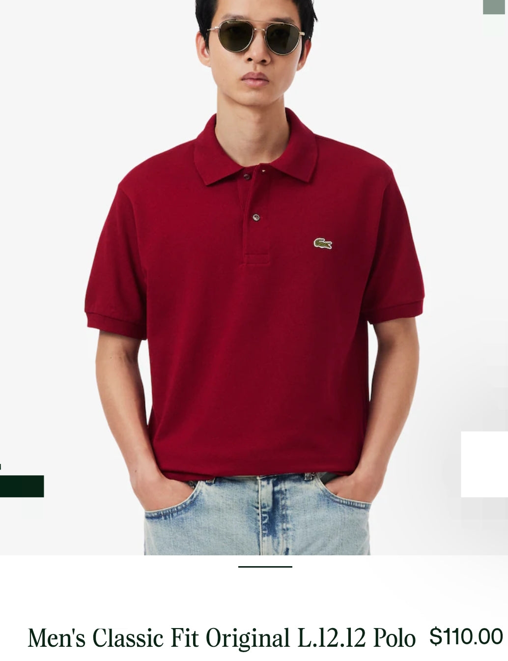 POLO ORIGINAL CLASSIC FIT PETIT PIQUÉ