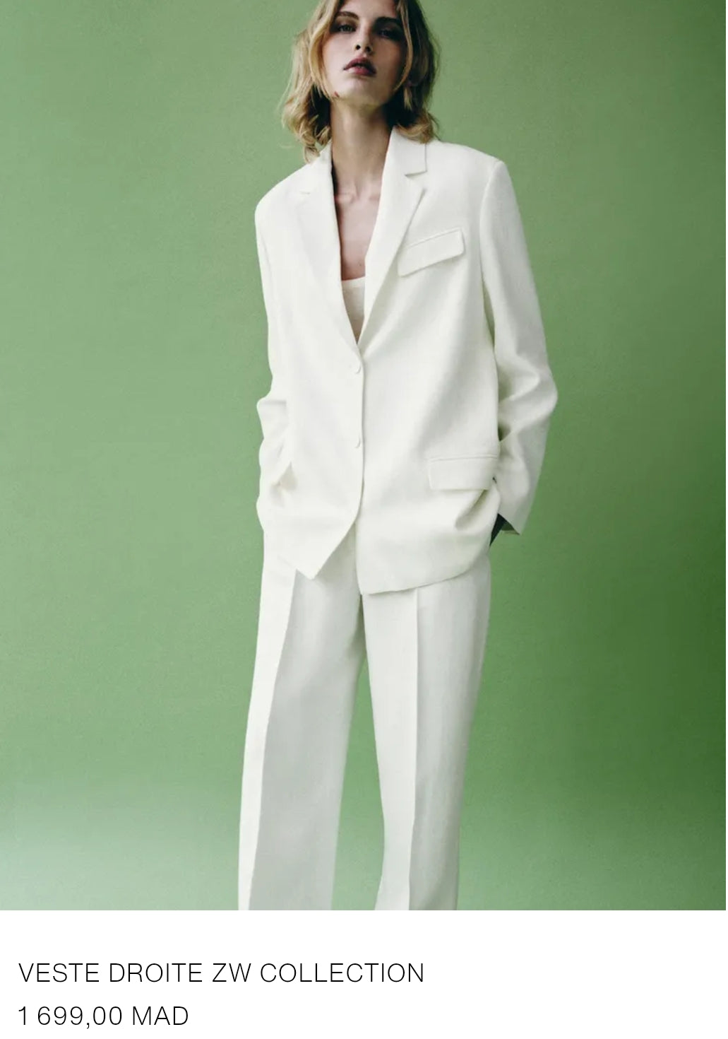 VESTE DROITE ZW COLLECTION