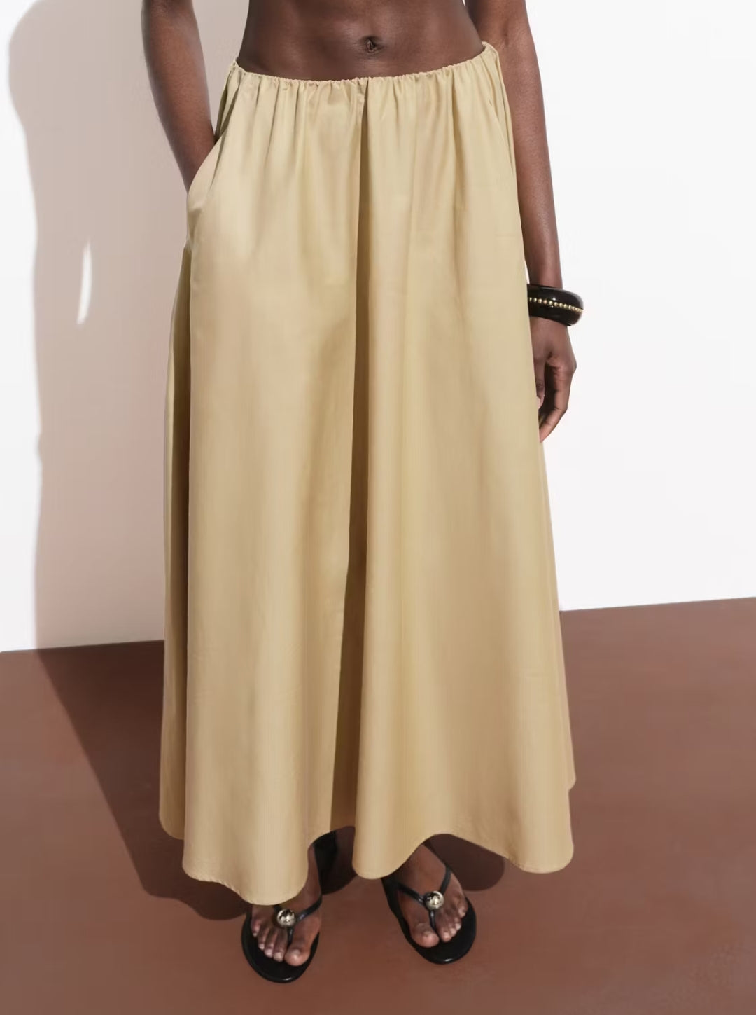 JUPE COTON ÉVASÉE MANGO