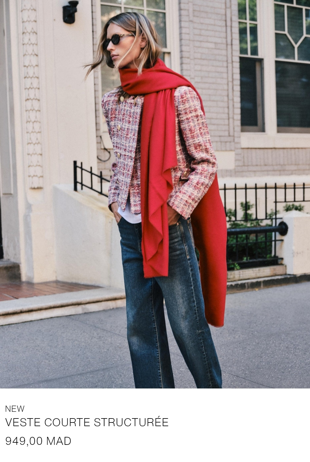 VESTE COURTE STRUCTURÉE