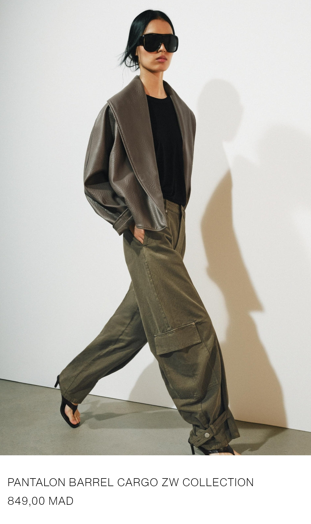 PANTALON BARREL CARGO ZW COLLECTION
