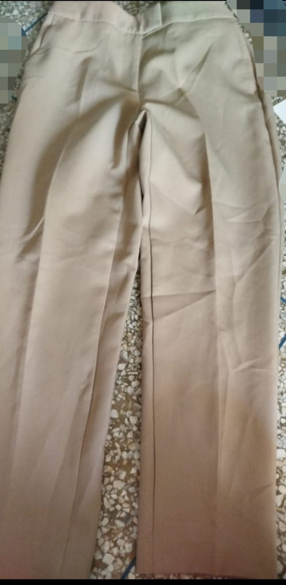 PANTALON DROIT TAILLE HAUTE