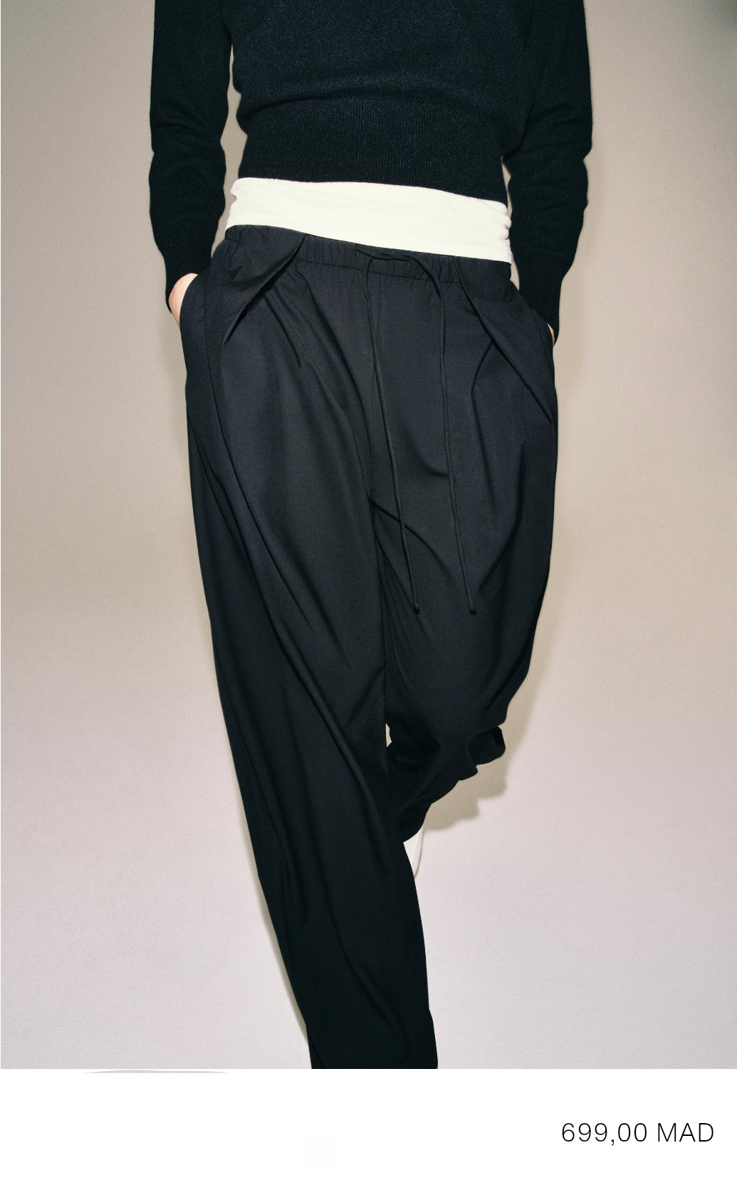 PANTALON À PLIS ZW COLLECTION