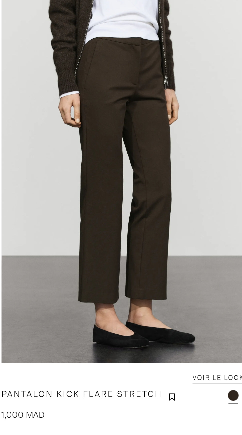 PANTALON KICK FLARE STRETCH