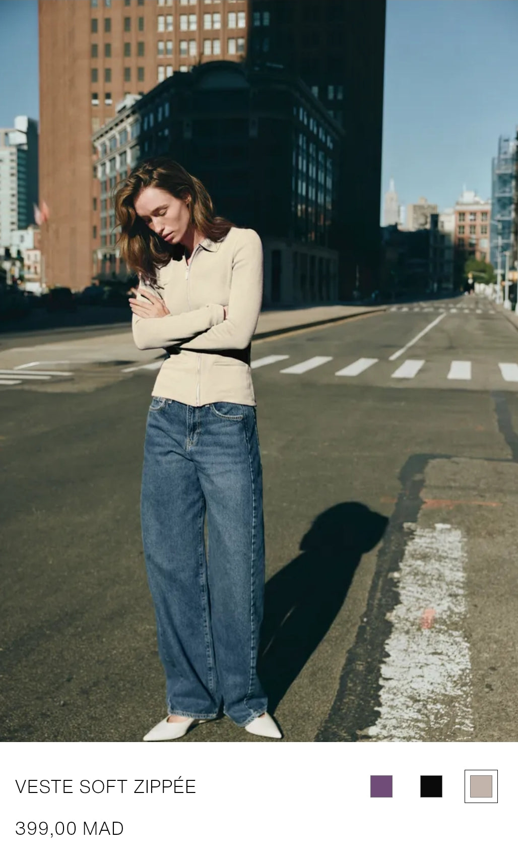 VESTE SOFT ZIPPÉE