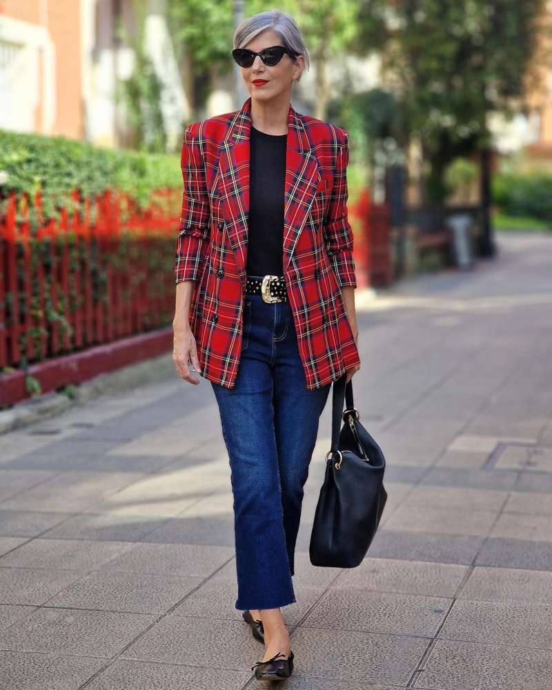 VESTE À CARREAUX TARTAN SFERA