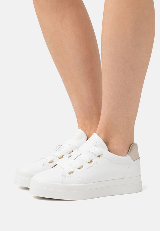 BASKETS EN CUIR