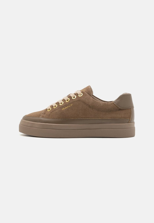 BASKETS EN CUIR