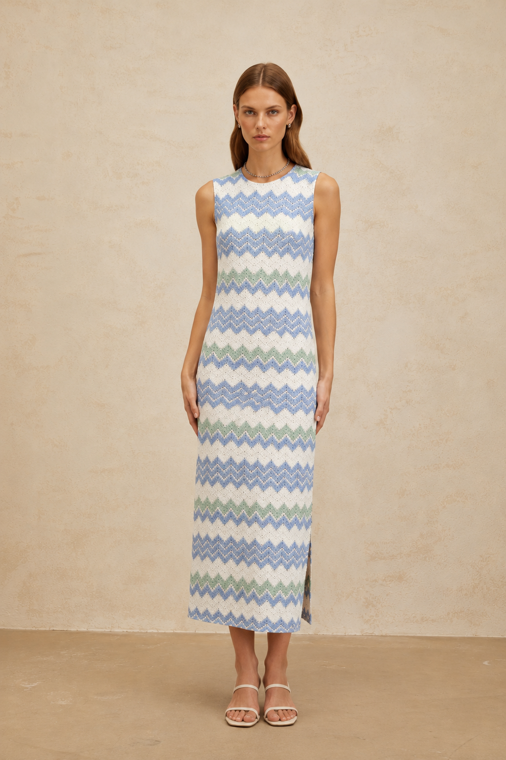ROBE MIDI EN MAILLE