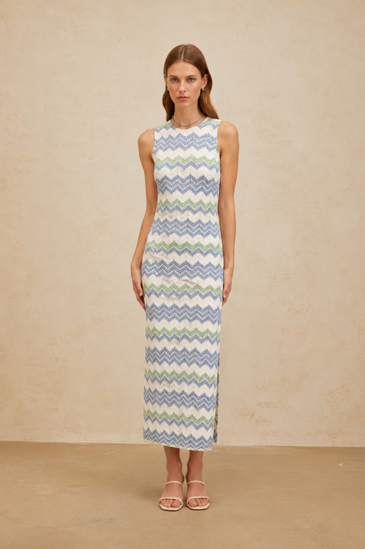 ROBE MIDI EN MAILLE