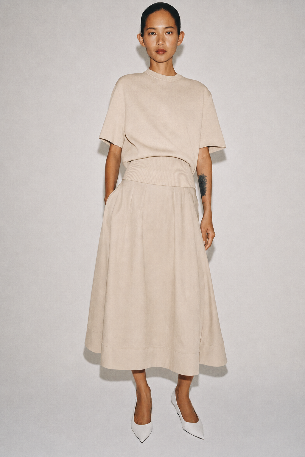 JUPE MIDI CAPE ZW COLLECTION
