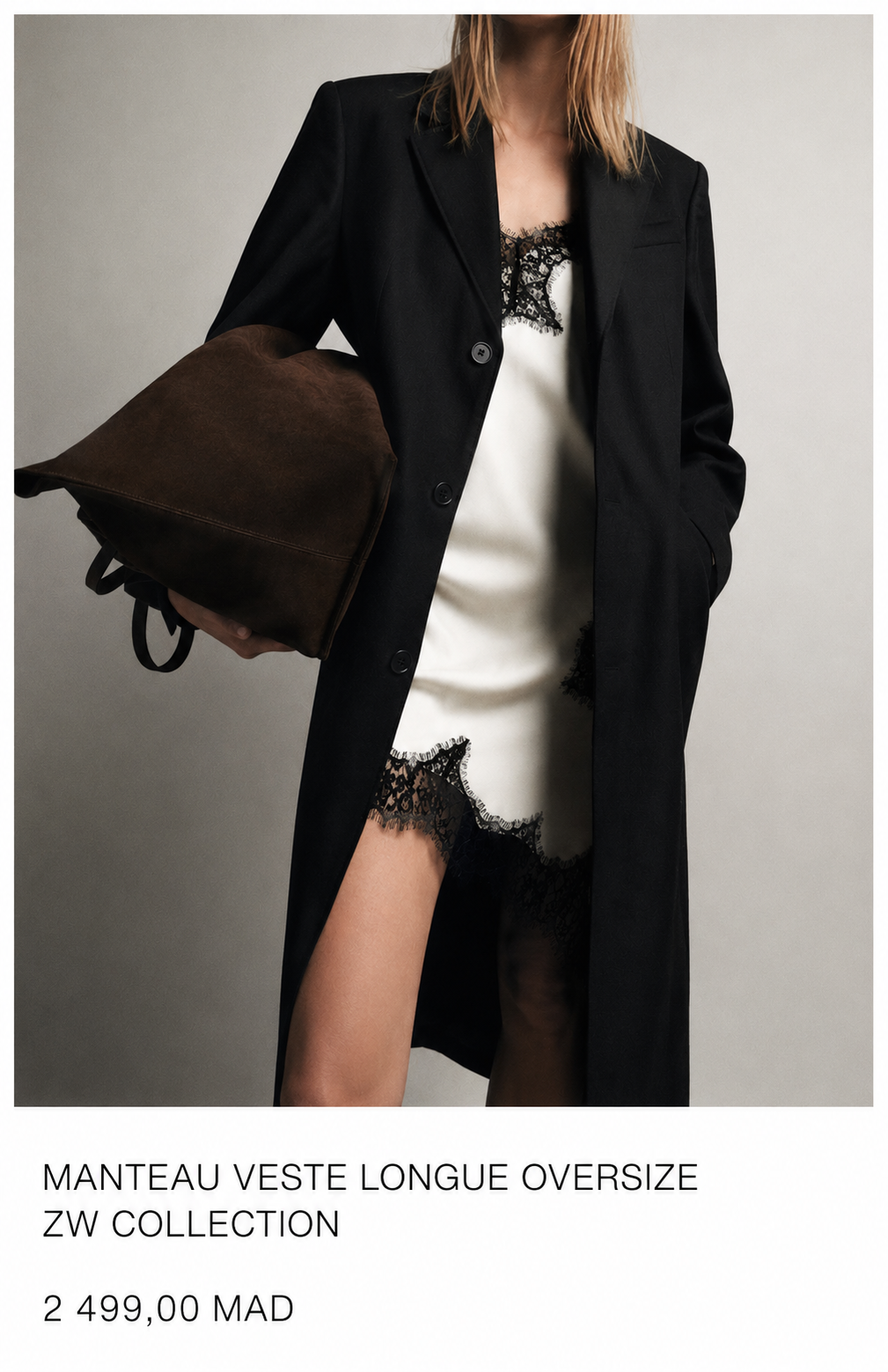 MANTEAU VESTE LONGUE OVERSIZE ZW COLLECTION