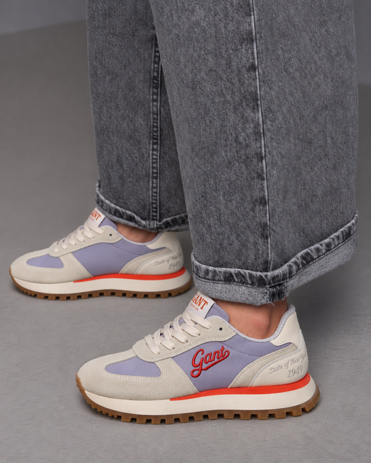 BASKETS EN CUIR