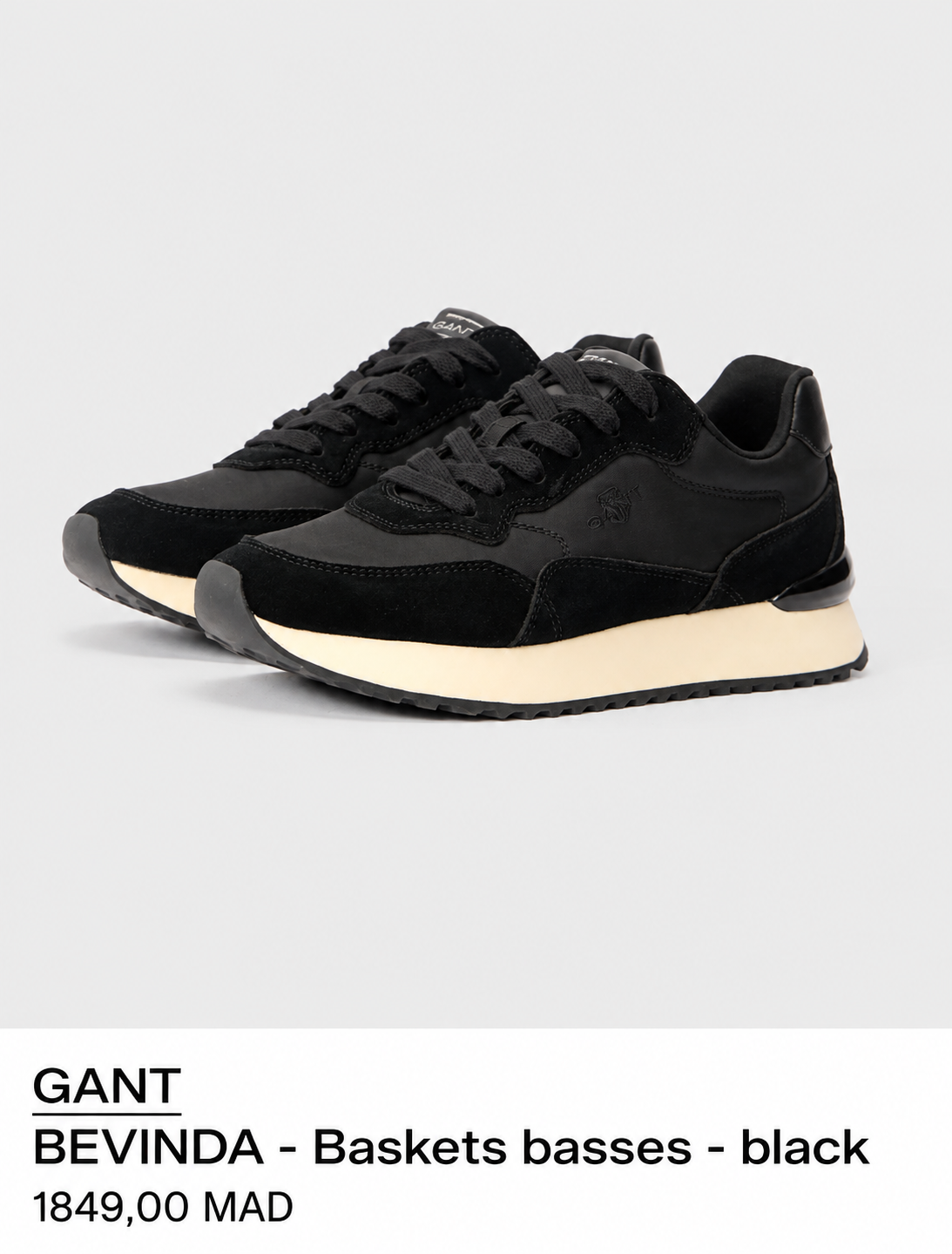 BASKETS EN CUIR
