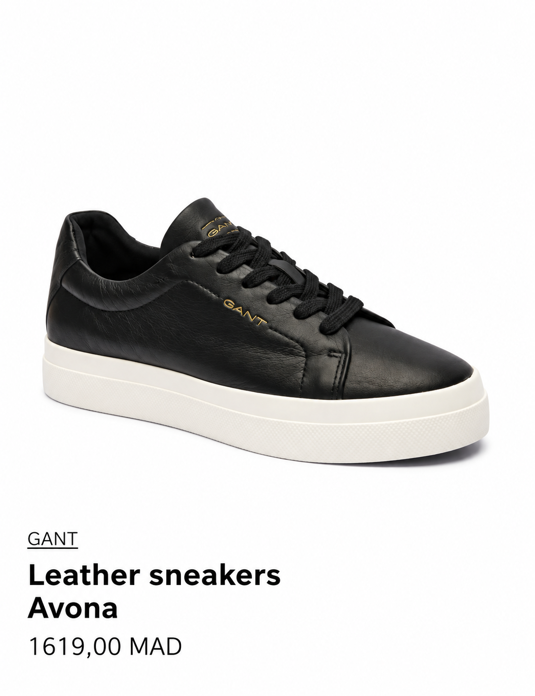 BASKETS EN CUIR