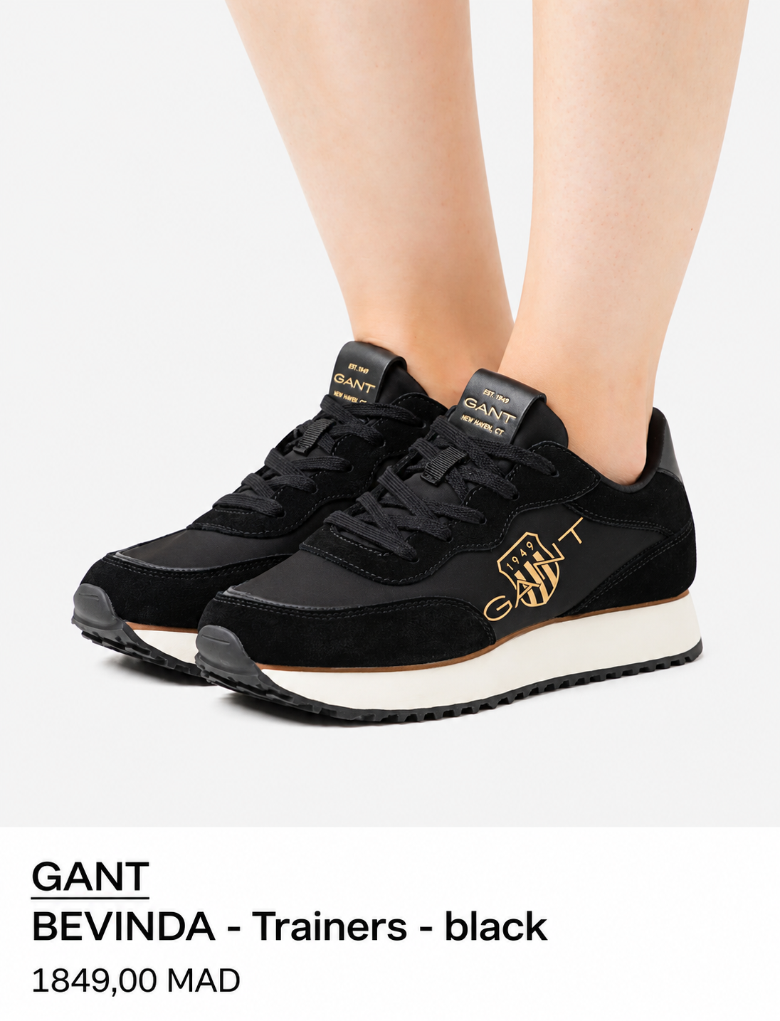 BASKETS EN CUIR