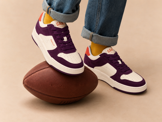 BASKETS EN CUIR
