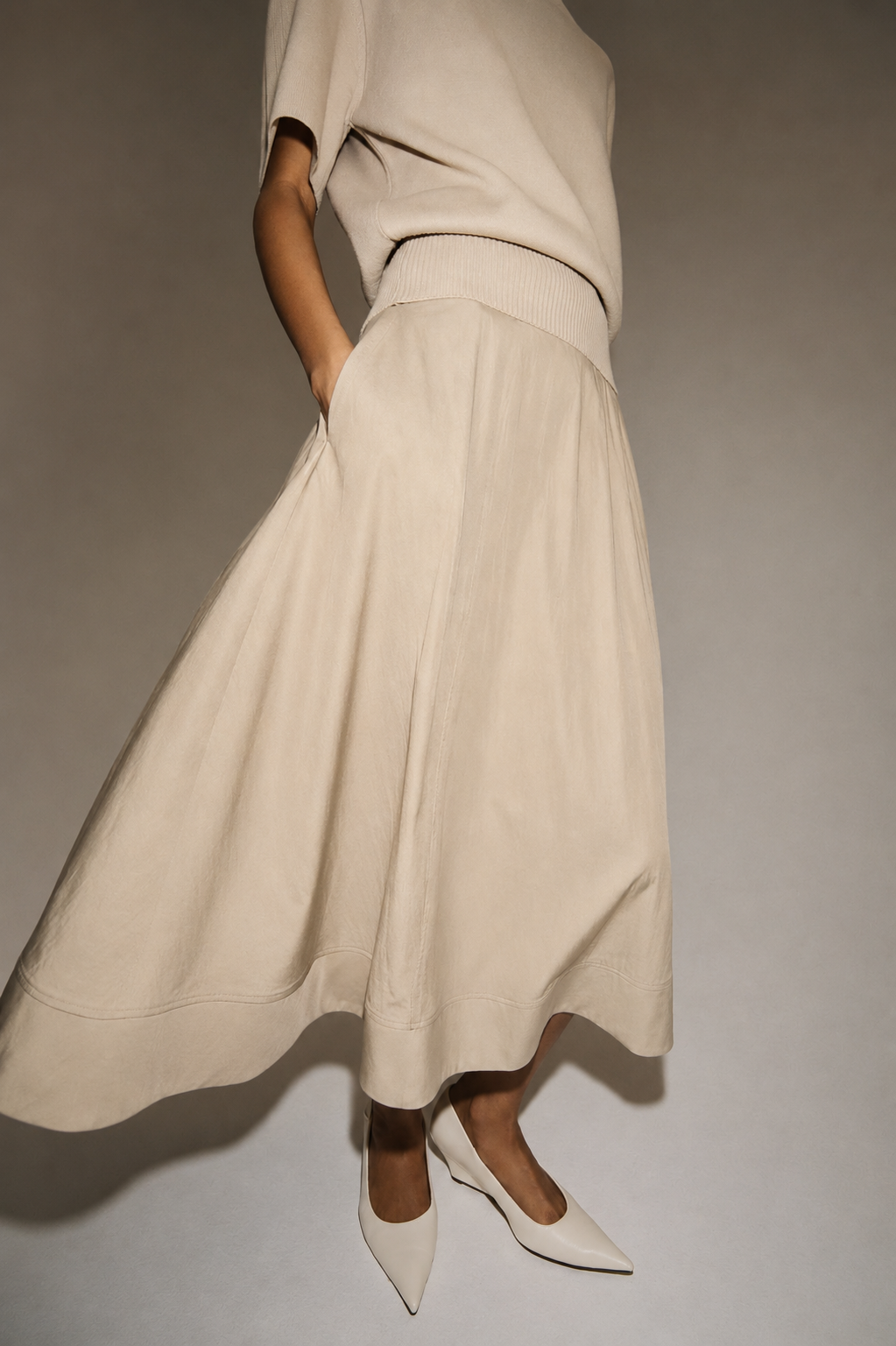 JUPE MIDI CAPE ZW COLLECTION
