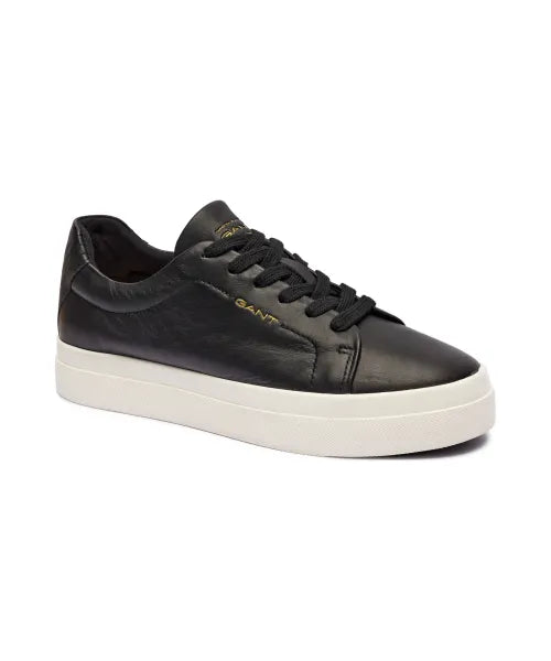 BASKETS EN CUIR