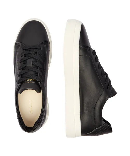 BASKETS EN CUIR