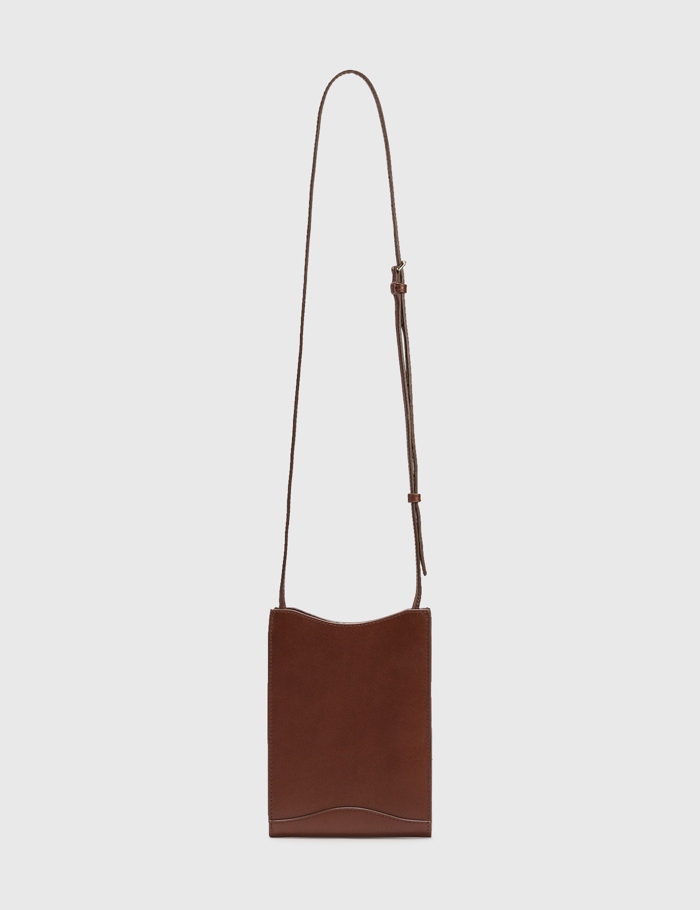 A.P.C. POCHETTE TOUR DE COU EN CUIR LISSE JAMIE