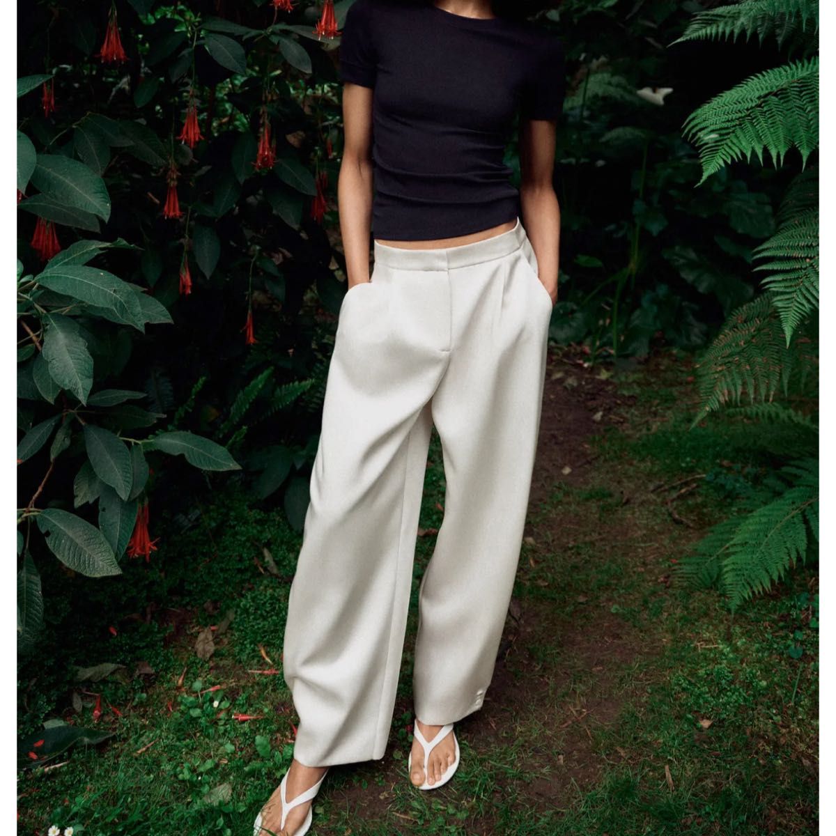 PANTALON SATINÉ BARREL