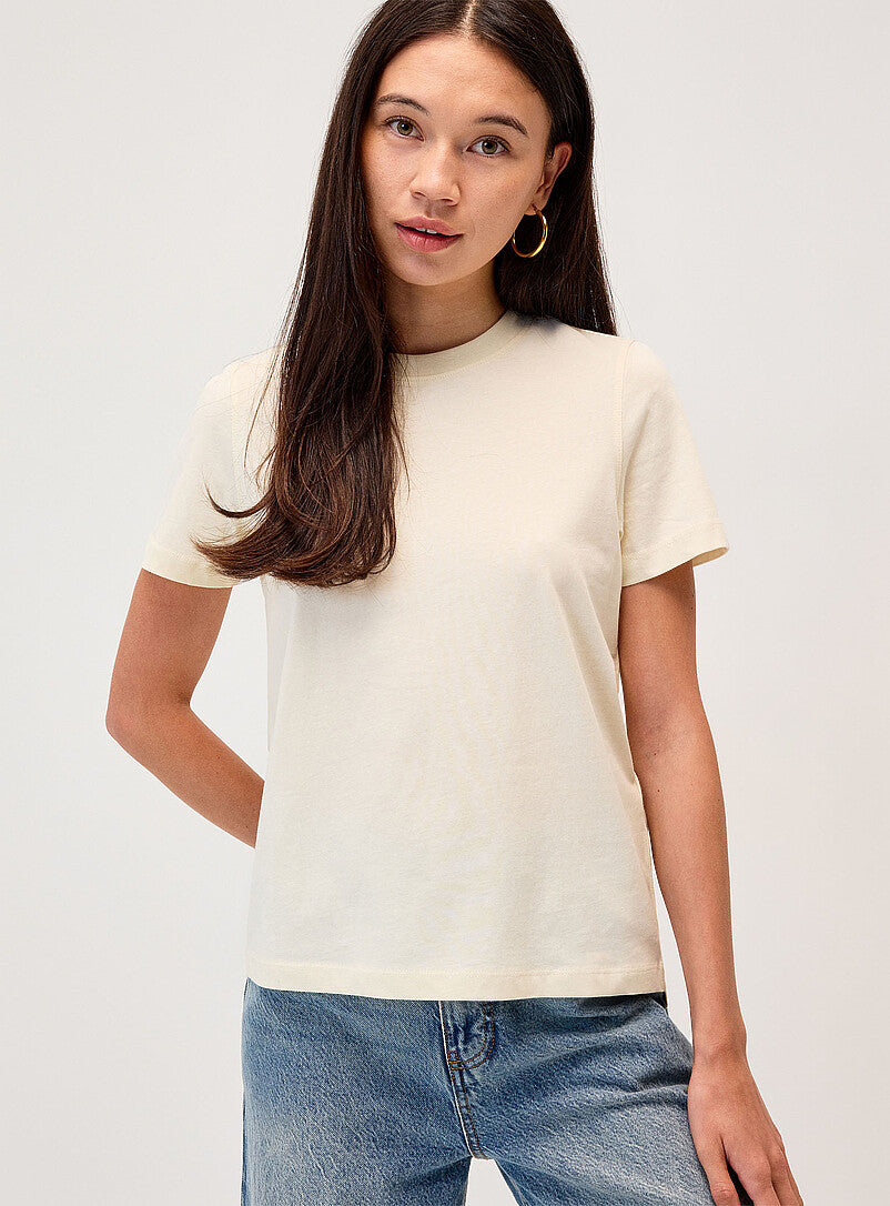 T-SHIRT COL ROND MANCHES COURTES