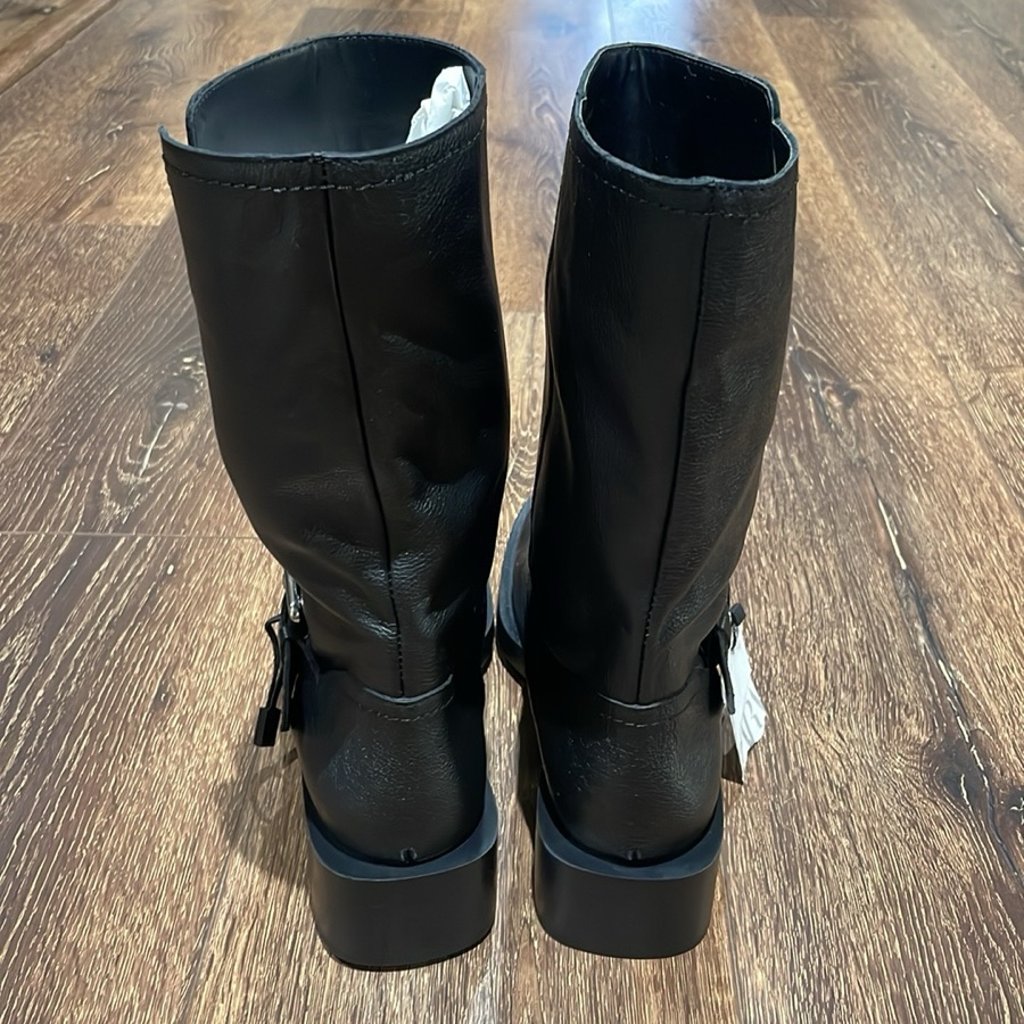 ZARA LEATHER BIKER BOOTS