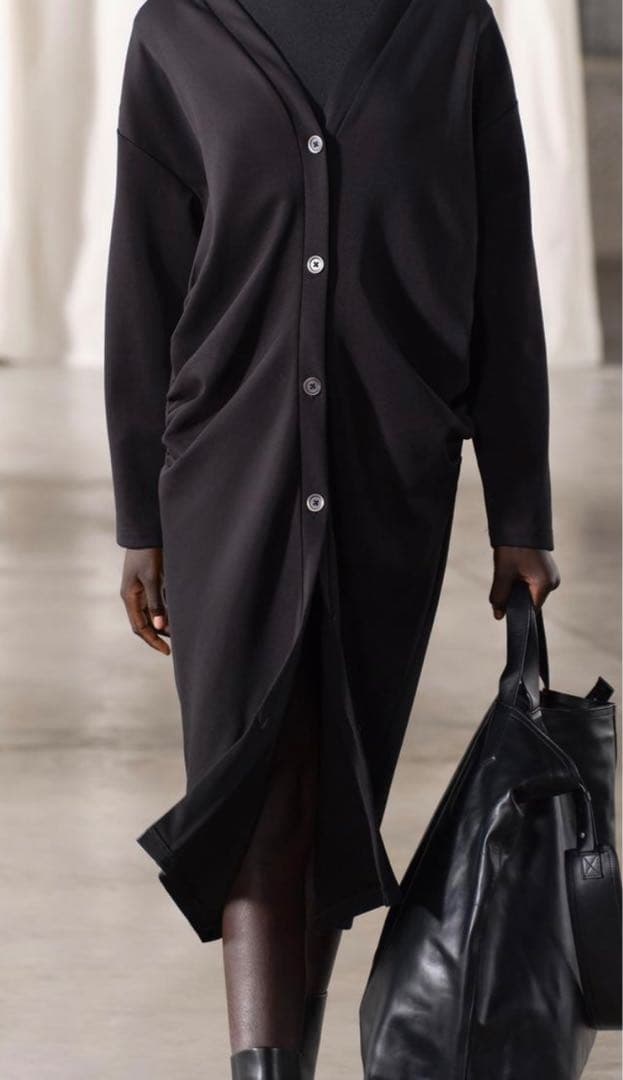 VESTE LONGUE FRONCÉE