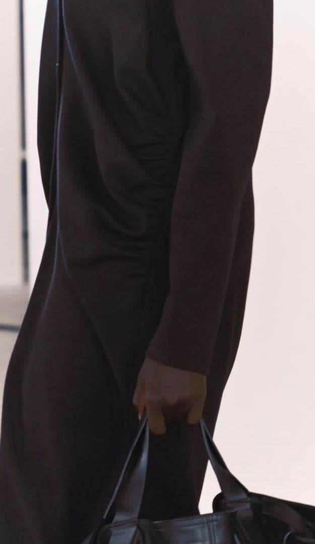 VESTE LONGUE FRONCÉE