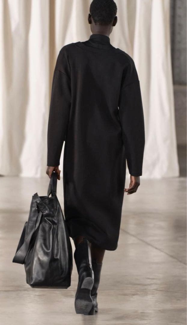 VESTE LONGUE FRONCÉE