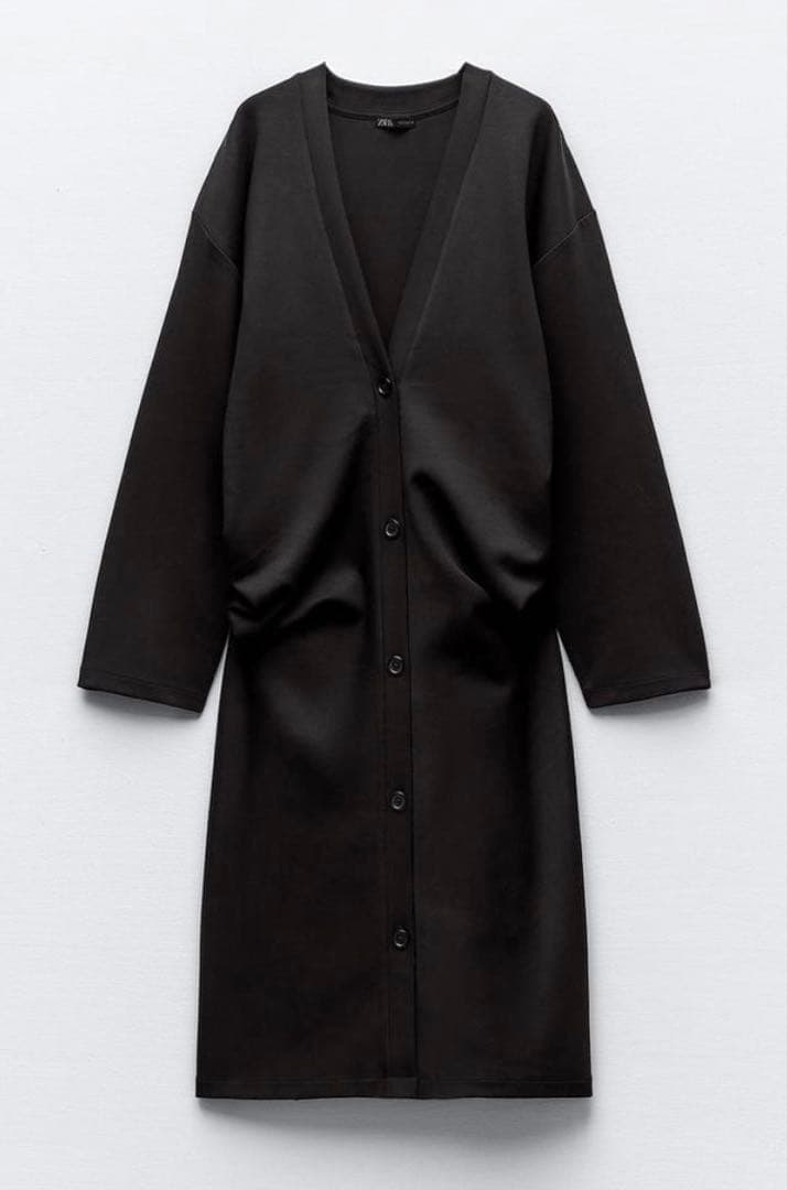 VESTE LONGUE FRONCÉE