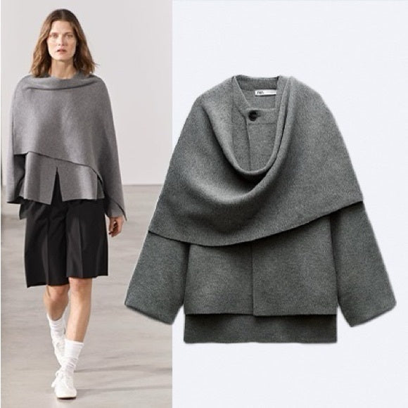SHORT CAPE JACKET