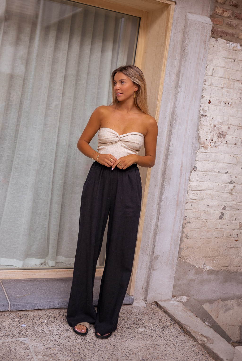 PANTALON FLUIDE PUR LIN