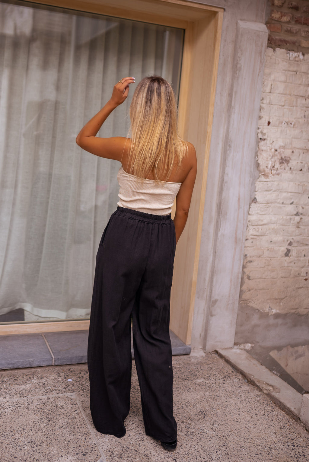 PANTALON FLUIDE PUR LIN