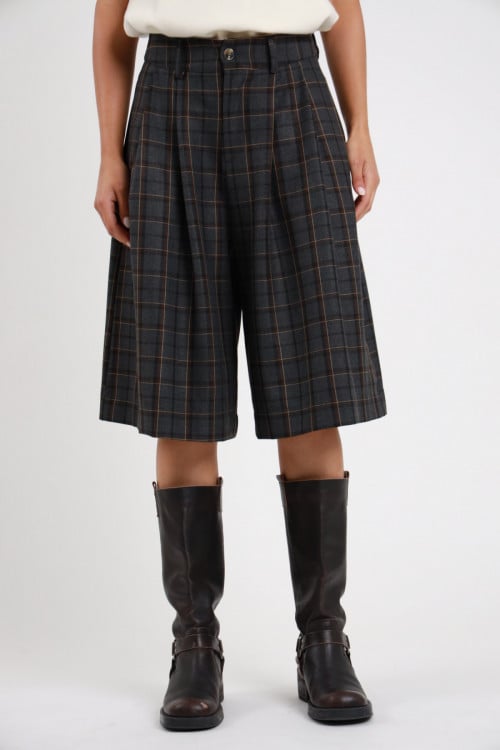 CHECK BERMUDA SHORTS