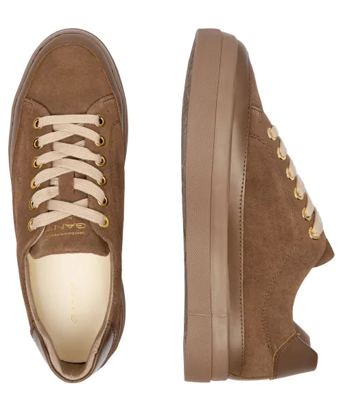 BASKETS EN CUIR
