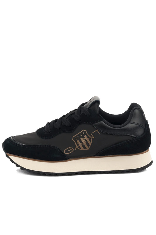 BASKETS EN CUIR