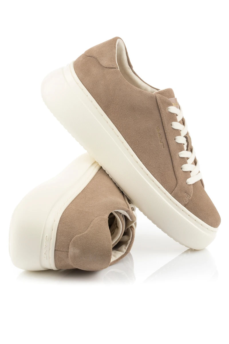 BASKETS EN CUIR