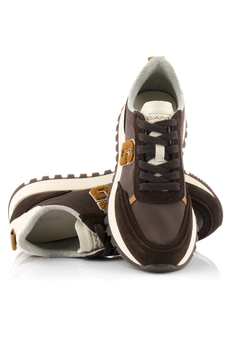 BASKETS EN CUIR