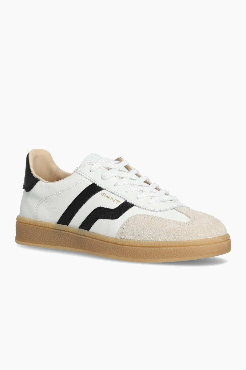 BASKETS EN CUIR