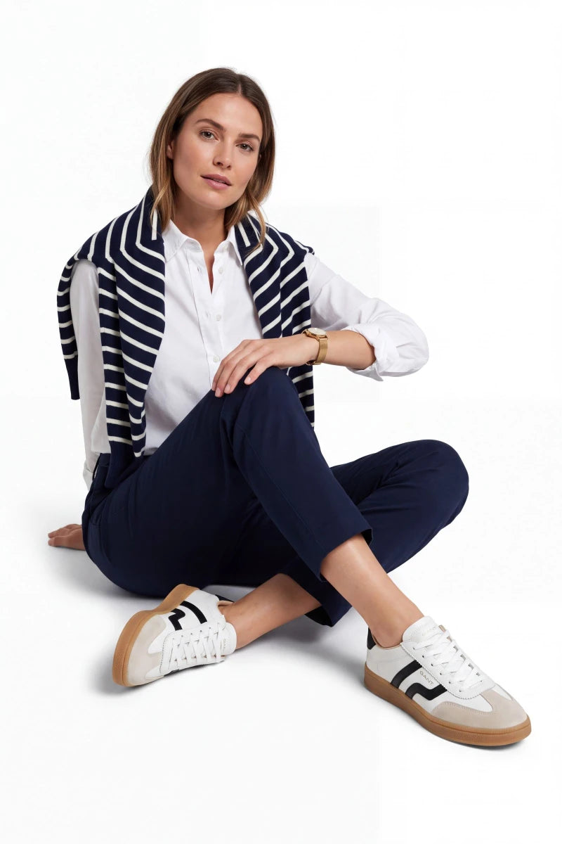 BASKETS EN CUIR