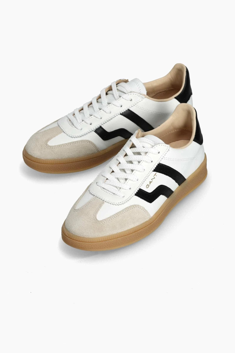 BASKETS EN CUIR