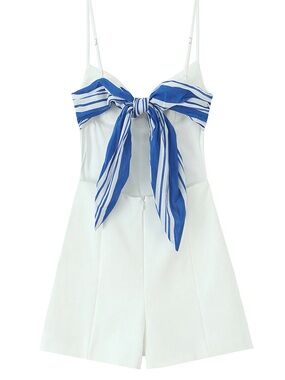 COMBI-SHORT AJOURÉ FOULARD