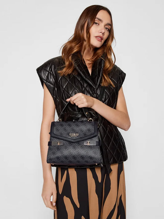 GUESS SAC À MAIN ZADIE LOGO TOP HANDLE FLAP